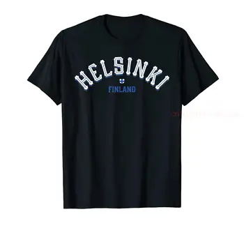 100% Хлопок Хельсинки, Финляндия | Винтажная футболка Finnish Capital Helsinki Для МУЖЧИН И ЖЕНЩИН, Футболки УНИСЕКС, Размер S-6XL