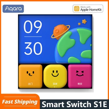 2023 Aqara Smart Switch Сенсорное управление 4 светодиодных таймера, Календарь, Статистика мощности, настройка сцены, пульт дистанционного управления для приложения Homekit Aqara