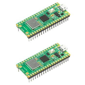 2X Для платы Raspberry Pi Pico W С беспроводным модулем Wi-Fi, плата разработки RP2040 Поддерживает сварку Micro-Python