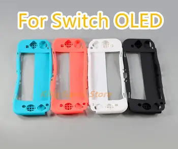 8 шт./лот Силиконовый мягкий резиновый чехол для Nintendo Switch Oled Защитный чехол Силиконовый резиновый чехол для Switch OLED