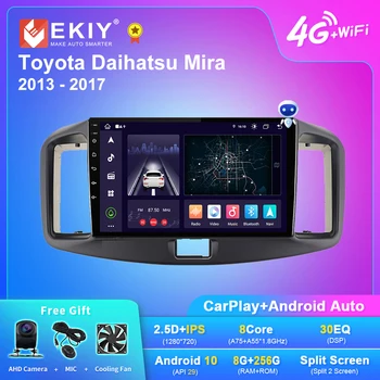 EKIY X7 Android Автомобильный Радиоприемник Для Toyota DAIHATSU MIRA 2013-2017 Навигация GPS 1280*720 DSP Carplay Мультимедийный Плеер Авто Стерео