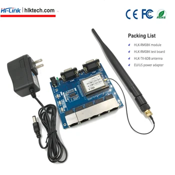 Hi-Link HLK-RM08K MT7628K решение последовательный wifi модуль ethernet последовательный порт UART к WIFI модулю MT7688K комплект для замены HLK-RM04