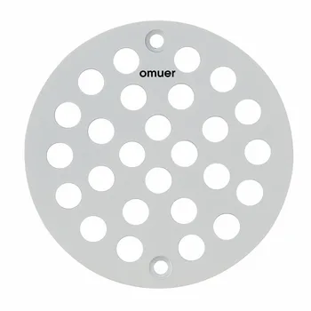 Omuer Белые круглые 4-дюймовые завинчивающиеся крышки для слива воды в полу
