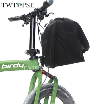 TWTOPSE Bike Адаптер переднего несущего блока велосипеда для Birdy 2 3 P40, Классическая Складная Велосипедная сумка, кронштейн для корзины, стойка из алюминиевого сплава