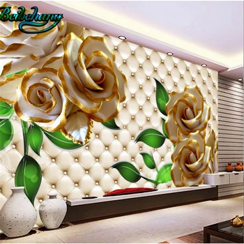 beibehang 3D рельефы мягкая сумка диван для гостиной телевизионная фреска фон стены пользовательские обои настенное украшение