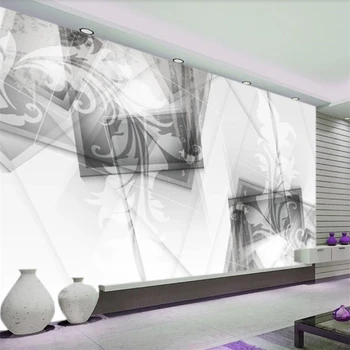 beibehang papel de parede Пользовательские обои 3D фреска Европейская абстрактная ретро рамка для фотографий гостиная ТВ фон обои