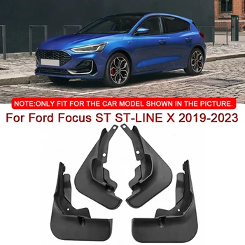 Автомобильные Брызговики Брызговик Брызговики Автомобильный Стайлинг Для Ford Focus ST ST-LINE X 2019-2023 Брызговики Переднее Заднее Крыло Аксессуары