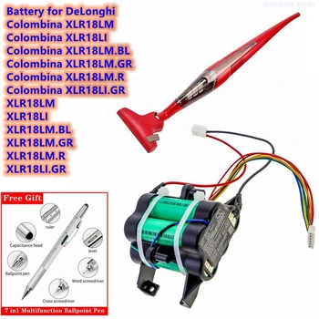 Аккумулятор для пылесоса 18,5 В/2500 мАч XLR18 для De Longhi Colombina XLR18LM/BL/GR/R, XLR18LI/GR