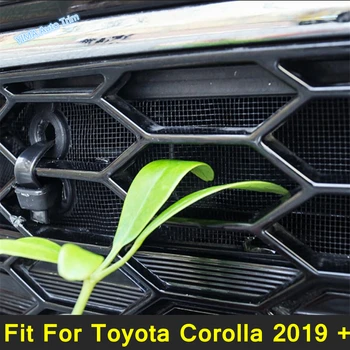 Аксессуары для ремонта экстерьера автомобиля, передняя решетка, сетка для защиты от насекомых, вставка, защитная сетка, подходит для Toyota Corolla 2019-2023 гг.