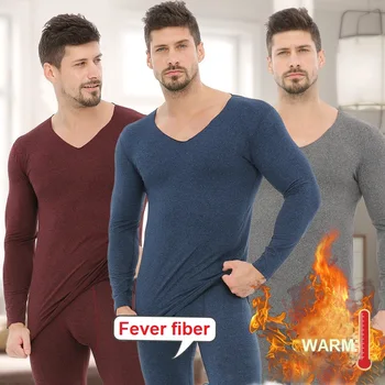 Бесшовное термобелье большого размера для мужчин, термобелье, зимняя мужская одежда, термобелье, термокостюм, комплект теплой одежды