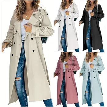 В 2023 году популярна высококачественная женская одежда, пальто Four Seasons Long Coat.,