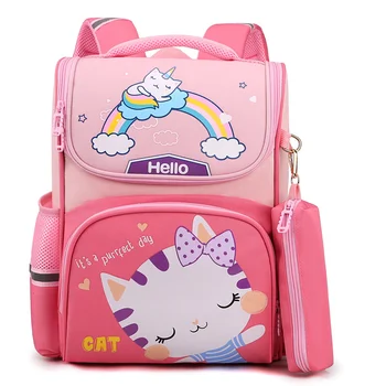 Водонепроницаемые детские школьные сумки для девочек, школьный рюкзак начальной школы принцессы, ортопедические рюкзаки, школьный ранец для детей Mochila Infantil
