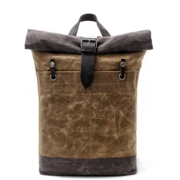 Высококачественный батик холст ретро рюкзак унисекс плечо водонепроницаемый рюкзак для путешествий на открытом воздухе