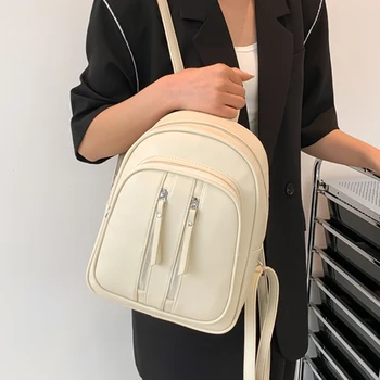 Дизайнерский Женский рюкзак из мягкой кожи, модный милый туристический бренд, сумки через плечо в опрятном стиле для студенток, рюкзак Feminina Mochila
