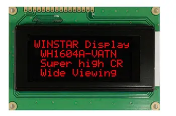 ЖК-экран WH1604A-RLL WINSTAR 16 * 4 VATN с красной подсветкой, новый и оригинальный