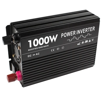 Инвертор постоянного тока 1000 Вт 2000 Вт модифицированный автомобильный инвертор с синусоидальной волной для автомобиля от 12 В 24 В до 110 В 220 В 230 В инверторы