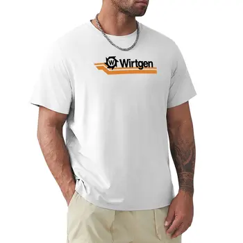 Классическая футболка с логотипом Wirtgen, короткая футболка, спортивная рубашка, мужская тренировочная рубашка