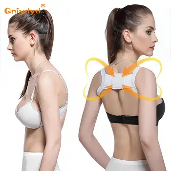 Корректор осанки спины Регулируемый Бандажный ремень для выпрямления спины и плеча для мальчиков и девочек