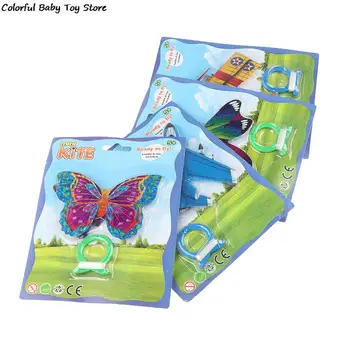 Красочный карманный воздушный змей для развлечений на открытом воздухе, спортивный воздушный змей, легкая игрушка-воздушный змей для детей