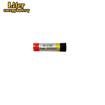 Литиевая батарея цилиндрической формы 5C 70280 3,7 В 75 мАч, высококачественный литий-полимерный аккумулятор