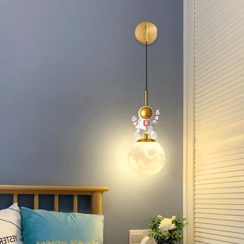 Настенные светильники Nordic lamp применяются для украшения комнаты подростка, прикроватной тумбочки, настенных светильников, светильников для спальни, подвесных светильников