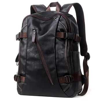 Новая мода 2016, рюкзак из искусственной кожи, мужская сумка, повседневный рюкзак для женщин, школьный рюкзак, мужская сумка через плечо, бесплатная доставка