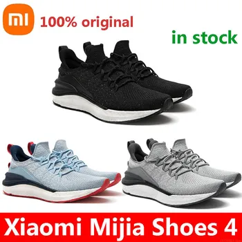 Оригинальная спортивная обувь Xiaomi Mijia 4 Легкая дышащая эластичная вязаная обувь, освежающие городские мужские и женские кроссовки