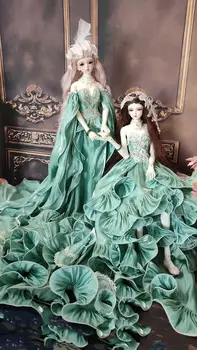 Платье для куклы BJD подходит для 1/3 куклы, продается только одежда зеленого цвета