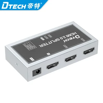 Поддержка Dtech OEM ODM Full HD 1080P HDMI Переключатель разветвитель 1 в 2 выхода 4k HDMI разветвитель