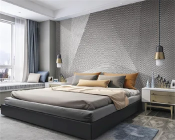 Пользовательские обои современный минимализм геометрические линии индустриальный стиль гостиная спальня ТВ фон стены украшение дома настенная роспись