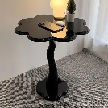 Приставной столик в виде облака в стиле ретро, приставной столик с цветами, Маленький чайный столик, журнальный столик, столы для гостиной, балкона, спальни