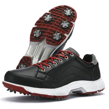 Профессиональная обувь для гольфа для мужчин, удобные спортивные кроссовки для гольфа большого размера с 7 шипами, мужские