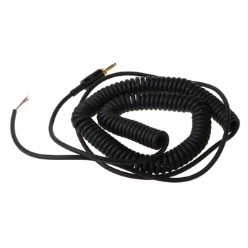 Пружинный Спиральный Ремонтный кабель DJ Cord для ATH-M50 ATH-M50s для наушников sony MDR-7506 7509 V600 V700 V900 7506