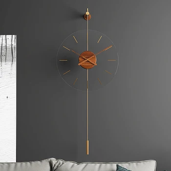 Роскошные Современные Настенные Часы Металлические В Испанском Стиле Для Гостиной Креативные Настенные Часы Nordic Clocks Wall Big Room Decorarion ZY50GZ