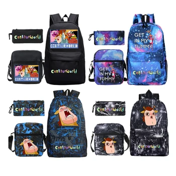 Рюкзак Centaurworld Для мальчиков И девочек, Повседневный рюкзак, 3 шт./компл., школьная сумка Mochila для студентов, Мужская Женская сумка для подростков, Дорожная Сумка