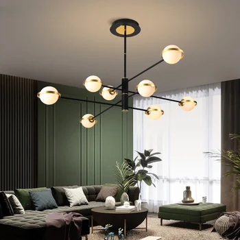 Светодиодное украшение дома, современная люстра для гостиной, спальни, внутренние светильники Luminaria, лампы Lustres G9 Bulbs