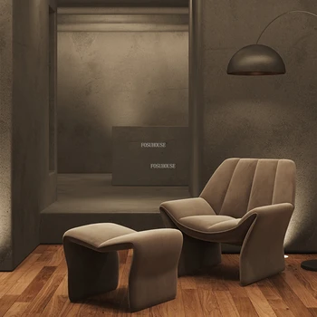Скандинавская Роскошь Современные Стулья для гостиной Креативная Мебель для дома Спальня Балкон Одноместный диван Кресло для отдыха Итальянское Дизайнерское кресло