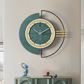 Украшение Настенные часы Домашние Красочные настенные часы с круглой стрелкой, подарок для гостиной, Современный Уникальный Модный декор в скандинавском стиле
