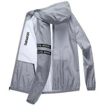 Ультратонкая водонепроницаемая солнцезащитная одежда, Летняя быстросохнущая велосипедная куртка, мужская Женская куртка для бега, кемпинга, дышащее трикотажное пальто