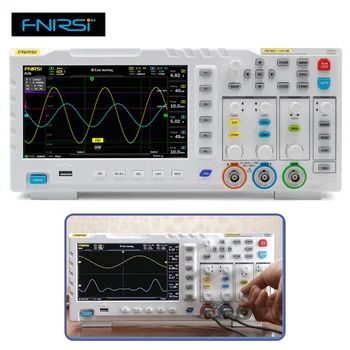 Цифровой осциллограф FNIRSI-1014D 2 в 1, Двухканальный генератор входных сигналов 100 МГц * 2, Аналитическая полоса пропускания 1 Гса/с, Частота дискретизации