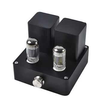 Черный ламповый усилитель домашнего аудио с клапаном 6AD10