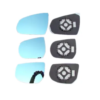 Широкоугольное Зеркало Заднего Вида с Автоматическим Затемнением Синего Бокового Зеркала Заднего Вида со Светодиодным Указателем Поворота для Cadillac SRX ATS XTS