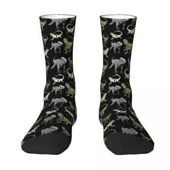 Я для носков с животными Iguana, мужских и женских чулок из полиэстера Настраиваемого дизайна