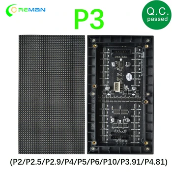 модуль светодиодной панели p3 96mmx192mm 32x64 led dot matrix / SMD2121 rgb арендный светодиодный модуль p3